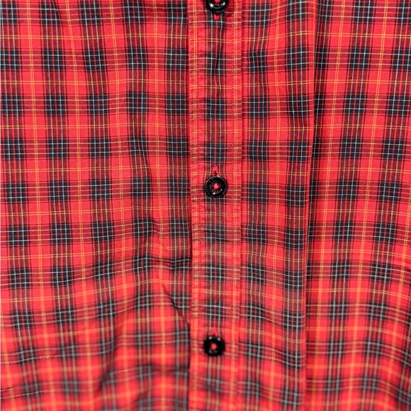 Zara Red and Black Plaid Men's Shirt Size    Large - Picture 3 of 7